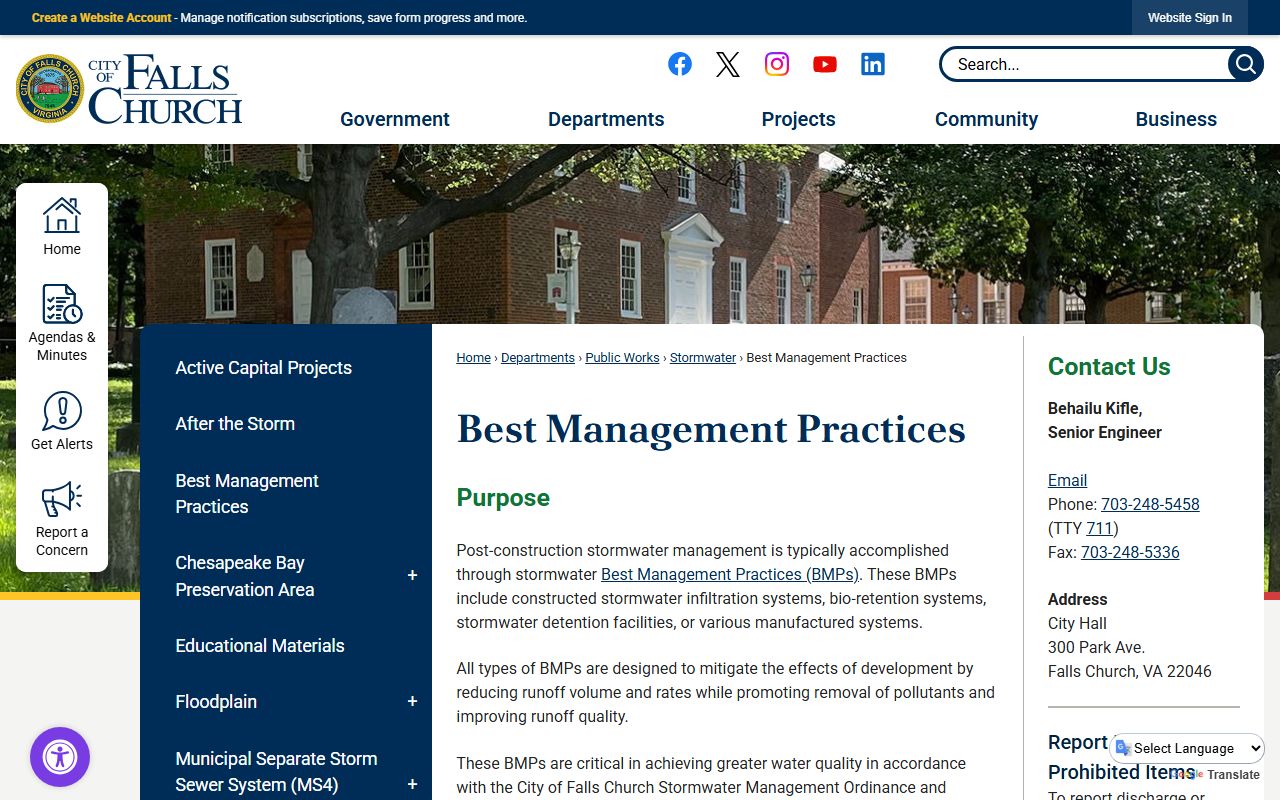 falls church virginia property records gis portal map
