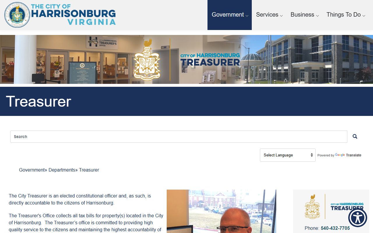 harrisonburg virginia property records tax payment portal