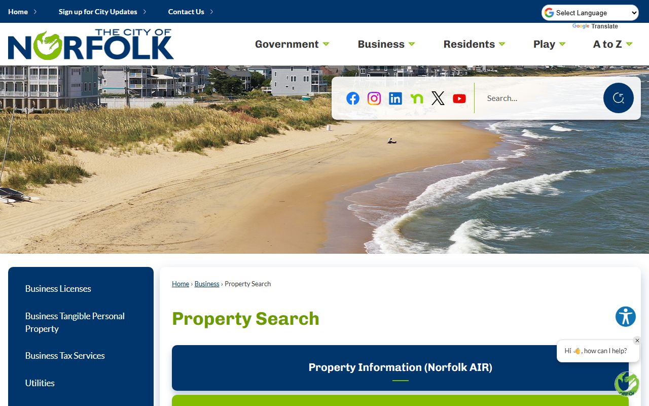 norfolk virginia property records central search portal