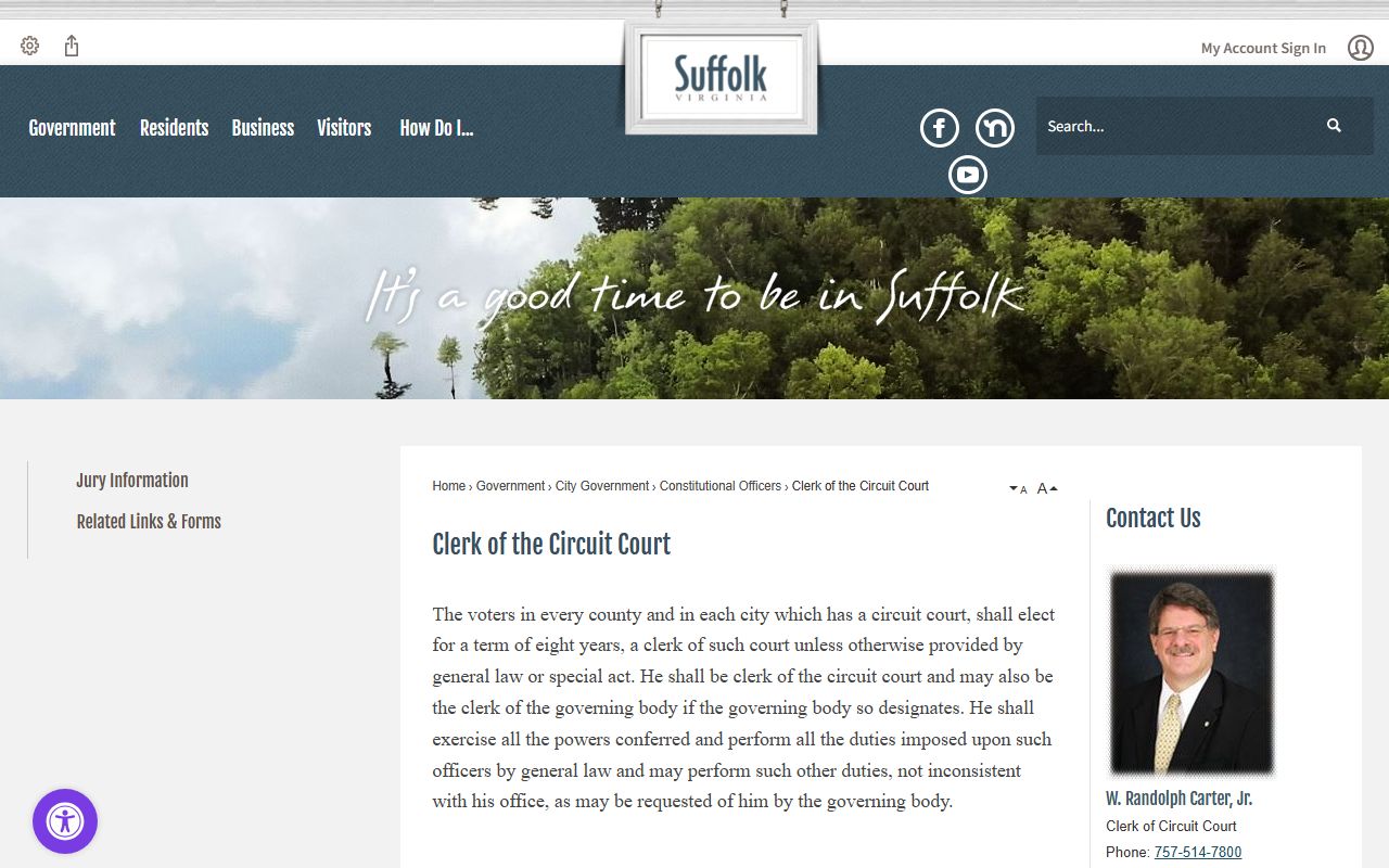 suffolk virginia property records circuit court clerk office page