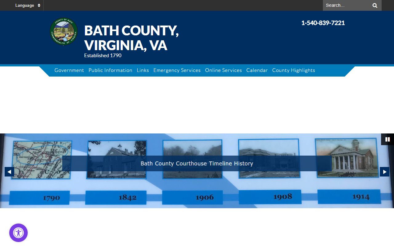 bath county property records official county homepage