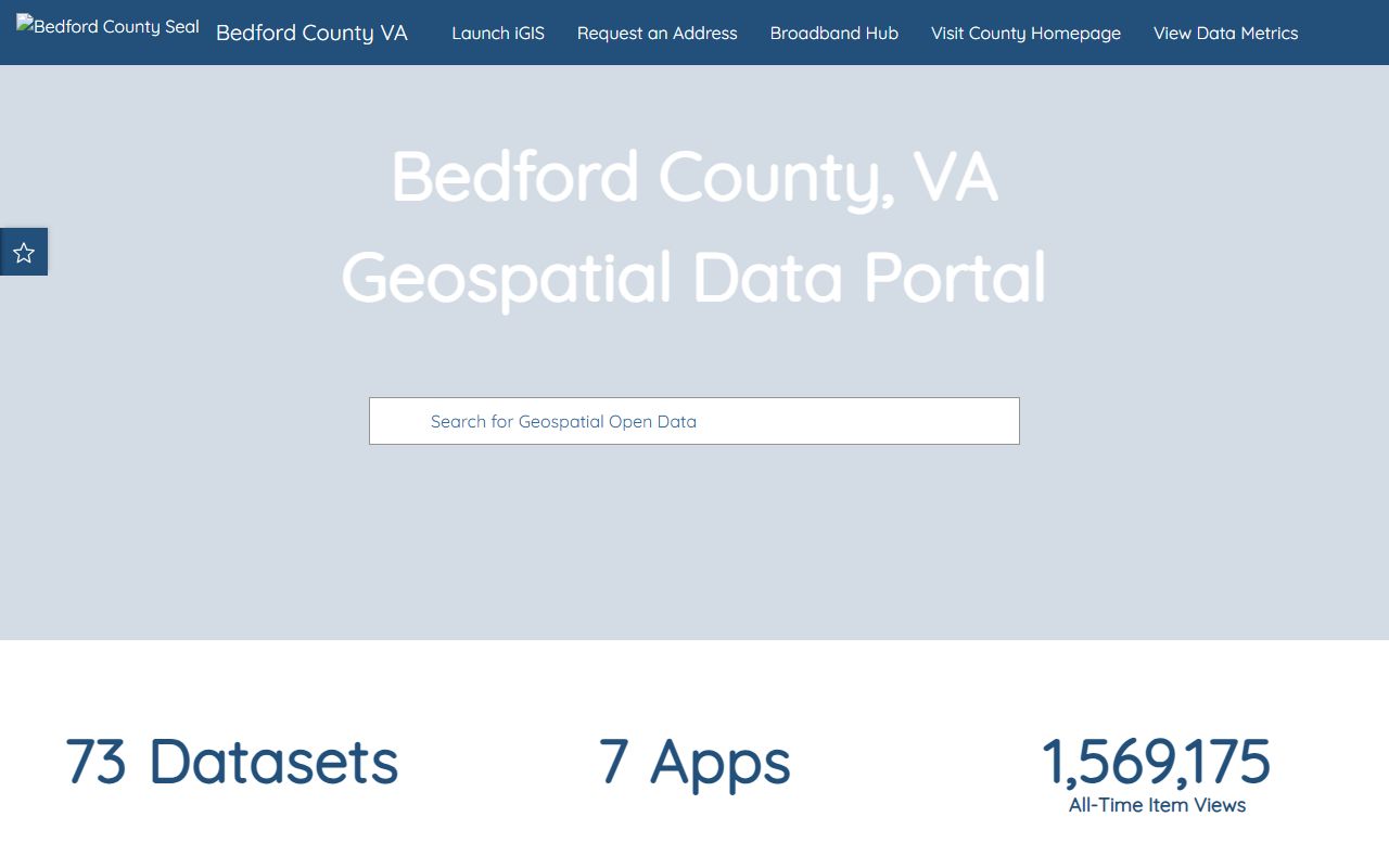 bedford county property records open data geospatial portal