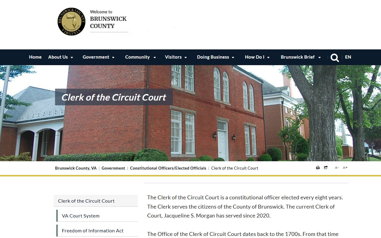 brunswick county clerk circuit court land records property records