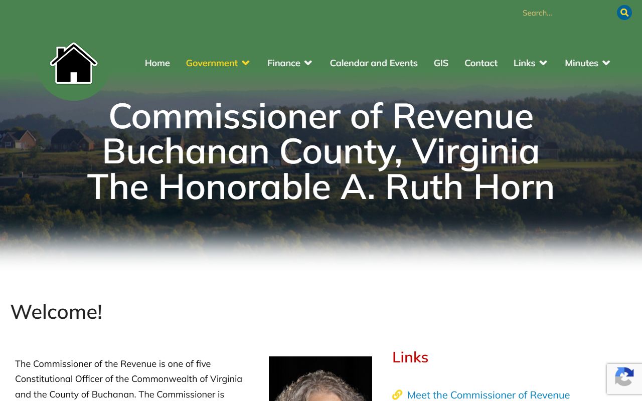 buchanan county commissioner revenue tax rates property records