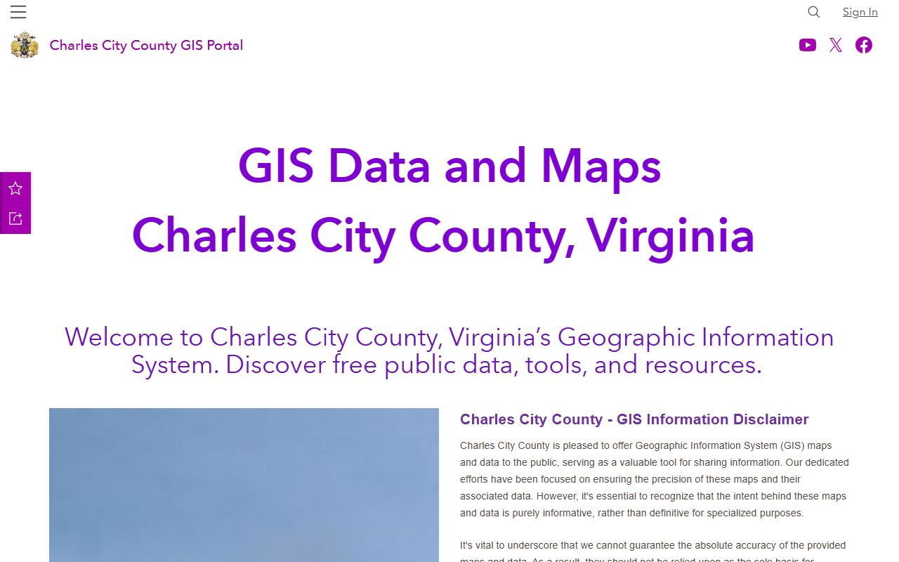 charles city county gis data portal property records