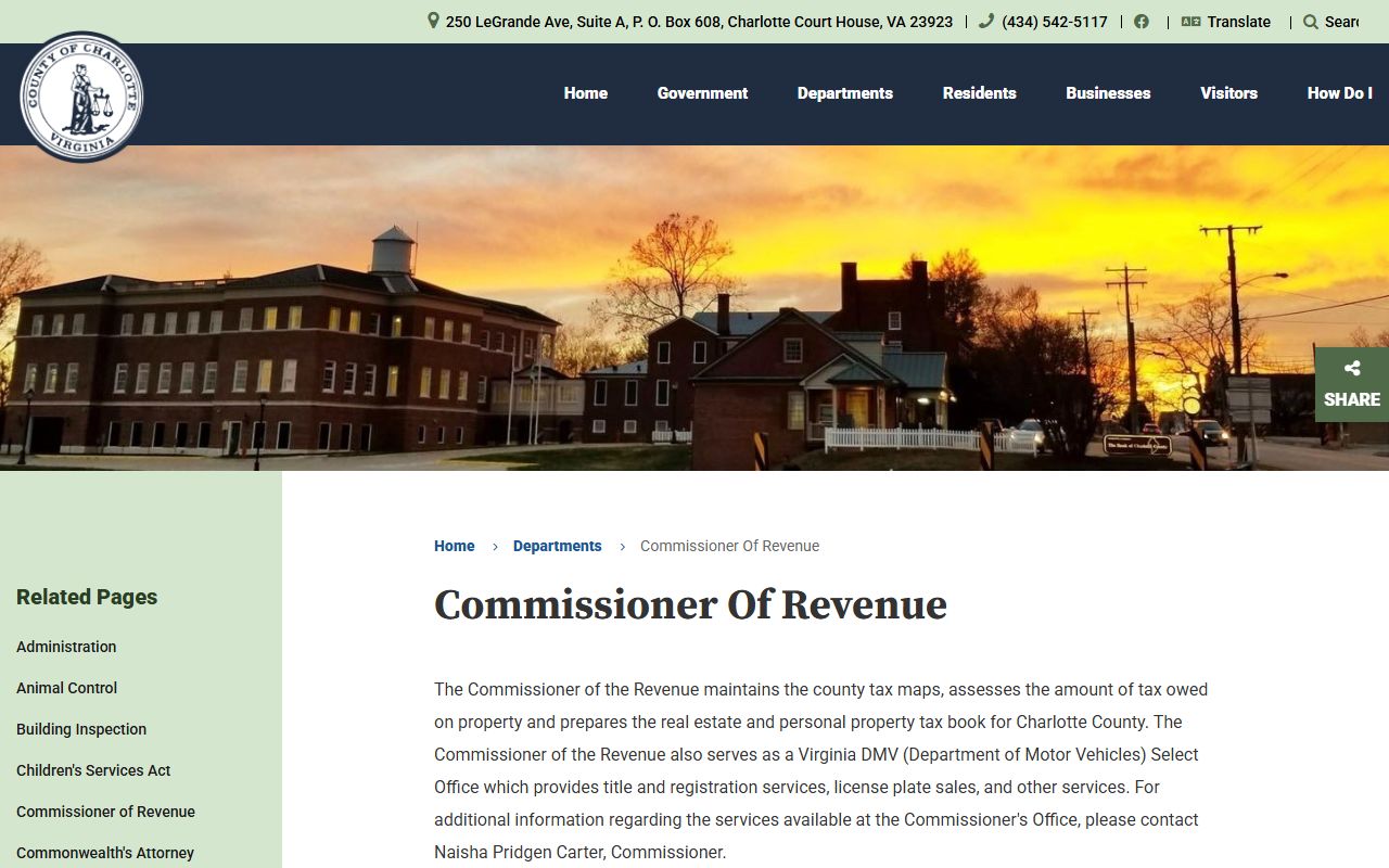charlotte county commissioner revenue assessment property records