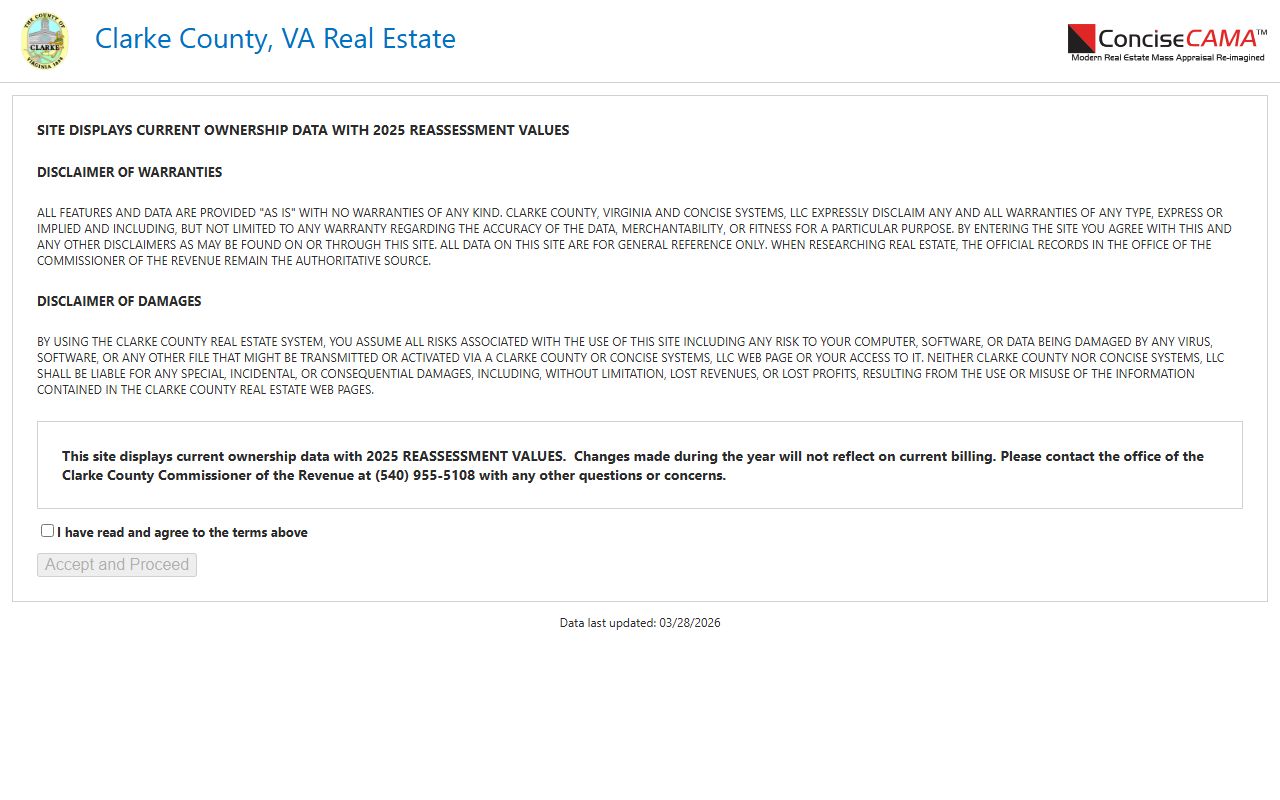 clarke county property records online assessment search portal