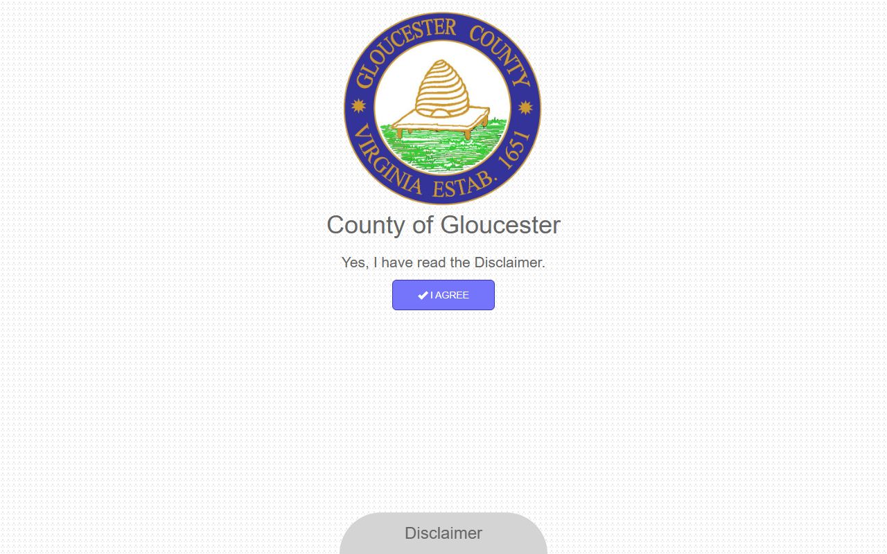 gloucester county property records GIS mapping portal for property and tax map data
