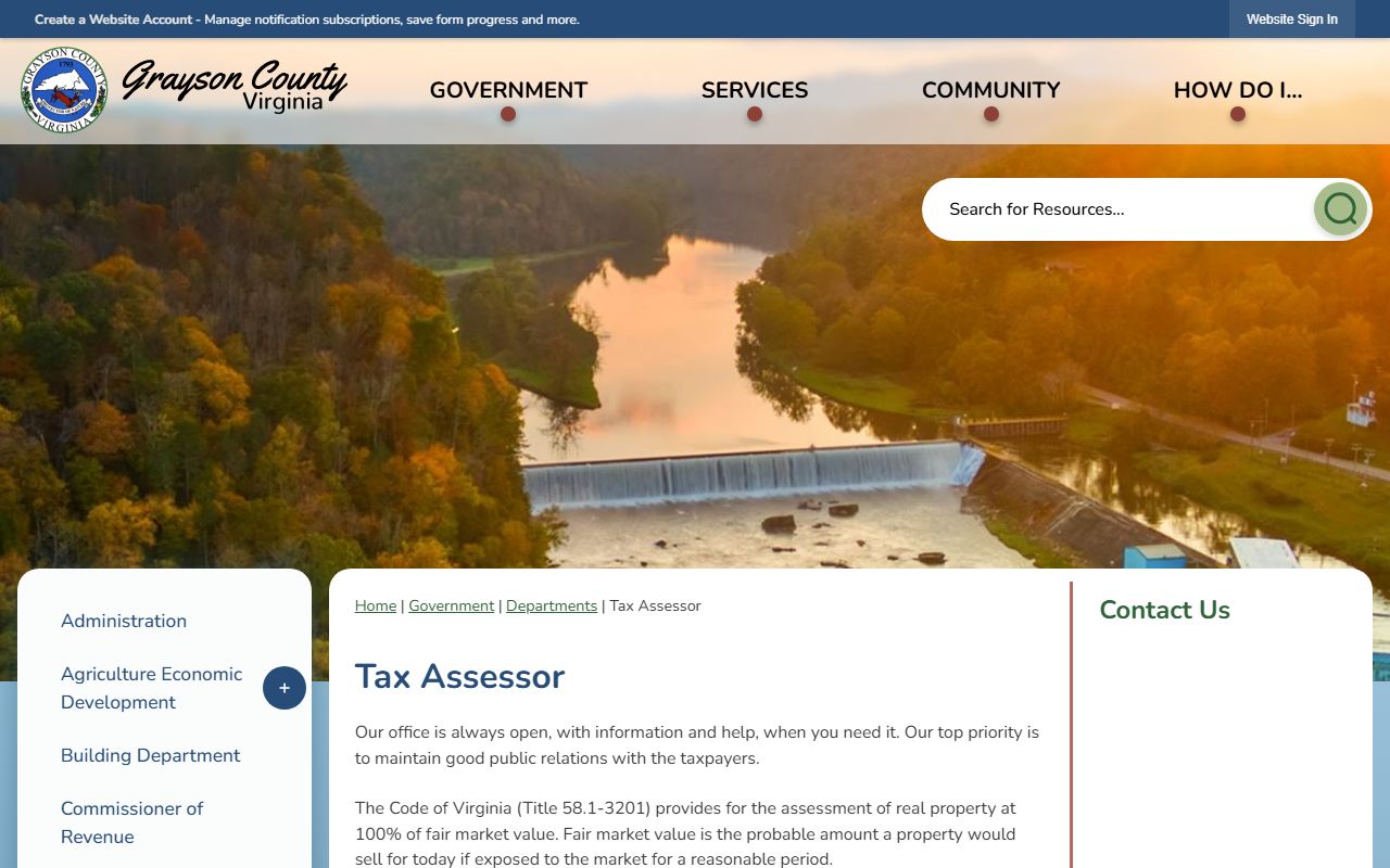grayson county property records tax assessor office and parcel data information