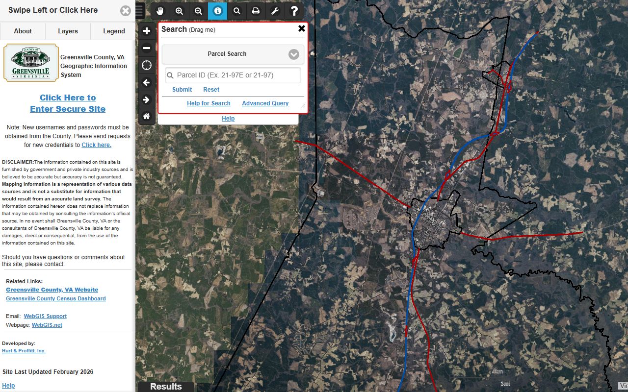 greensville county property records WebGIS mapping portal for property boundaries and zoning