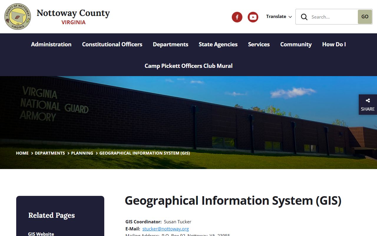 nottoway county gis department property records