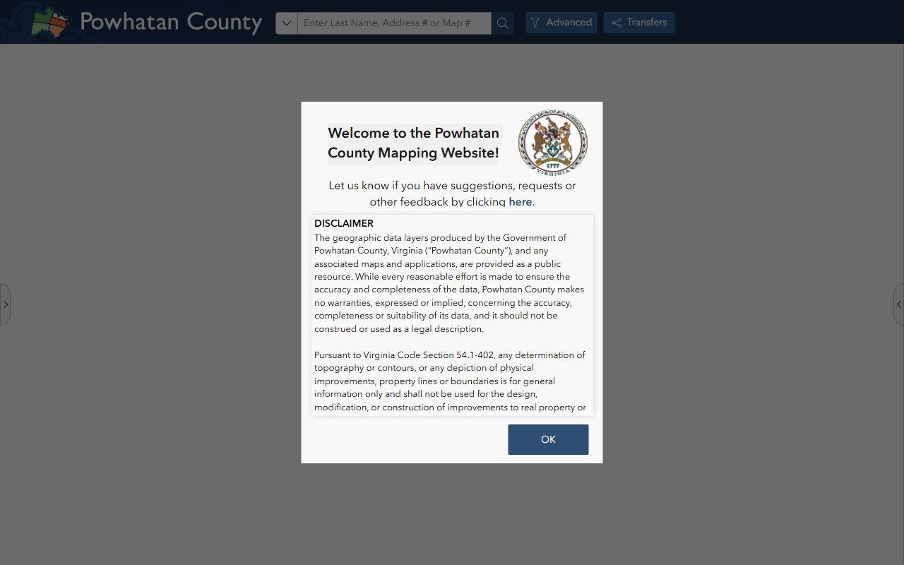 powhatan county civquest gis parcel viewer property records