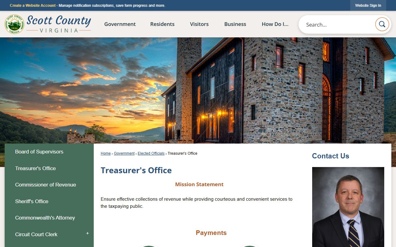 scott county property records treasurer tax collection page