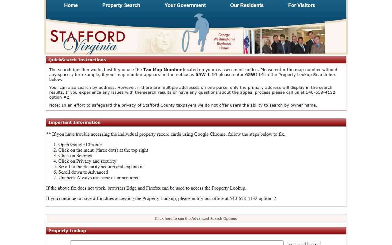 stafford county property records real estate appraisal system portal